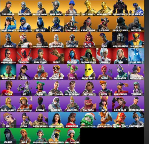 💀 THE REAPER | 🛡️ BLUE SQUIRE | 👑 ROYALE KNIGHT | 🎯 ELITE AGENT | 🔷 BLUE TEAM LEADER | 💃 TAKE THE L, Sale, skins 77