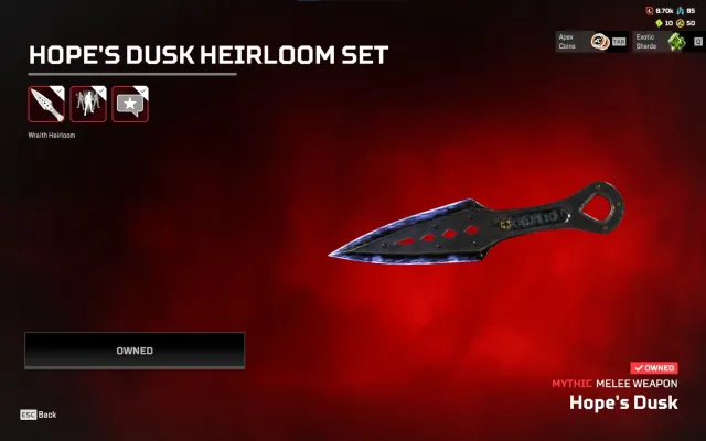 🍀 【 Raptors claw + wraith heirloom 】150 LEGEND SKINS♦️ EA APP + XBOX + PSN♦️ ПОЛНЫЙ ДОСТУП 🔑, Новичок, 232 уровень, Реликвия: Есть