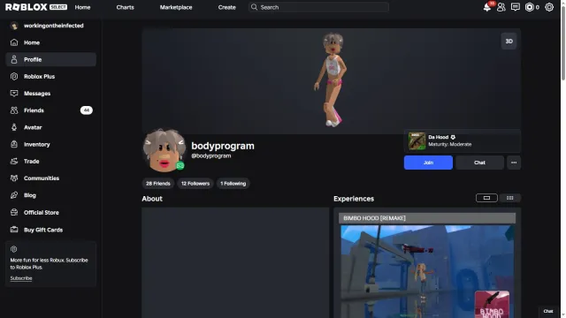 sale account with Sapphire gaze and elegant total robux 20k+ nickname bodyprogram model/barbie, Sale, Voice chat: Yes