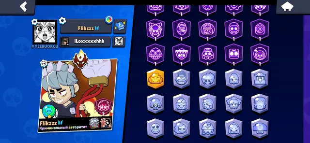 CHECK DESCRIPTION! Master max, 107 fighters, Glory, Gas 2500, Best for your money, perfect for ranked push, 48299 trophies, 107 brawlers, 21 primes