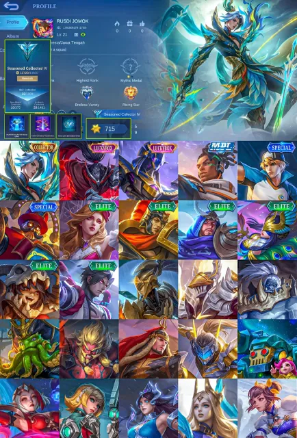 Greinger megatron and firends, Sale, Rank: Mythic, Level: 81, Winrate: 58%, Heroes: 50, Skins: 30