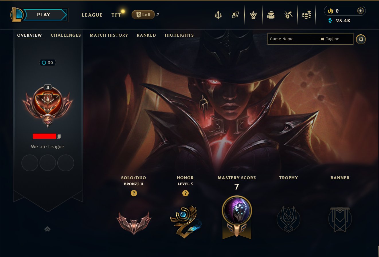 👑【EUW】Bronze 2 37 LP | 25k+ BE | Champions 21 | 3 Skins | Full Access | Instant Delivery, Sale, level 30, champions 21, skins 3, Bronze