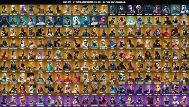 [PC/PSN/XBOX] 353 sk 🔥1150 VB🔥Squelette🔥Péon-vampire🔥Galaxie🔥Travis Scott🔥Candy, Vente, skins 353