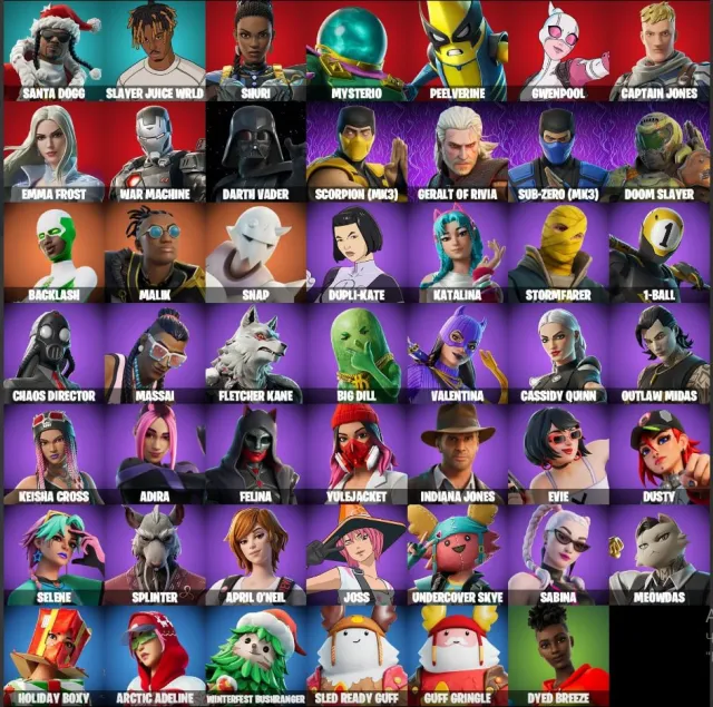 🔥FORTNITE ACCOUNT 🔥 EMAIL-ÄNDERUNG 🔥48 SKINS 🔥91 PICKAXE 🔥70 GLIDER 🔥500+ TAGE SPIELZEIT 🔥, Verkauf, Skins 48