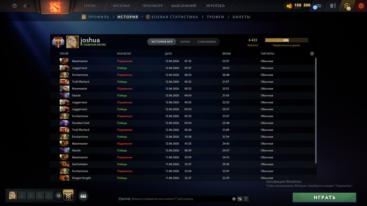 ☑️⭐ 6423 𝗠𝗠𝗥 ⭐☑️🏆 TITAN 🏆 IMMORTAL ☑️ MAINPOOL ☑️ AUTO DELIVERY ☑️ LIFETIME WARRANTY ☑️, Sale, 6423 MMR, 12000 Behavior score, 12000 вежливости, 832 games, 450 hours