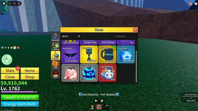 ❄️Blox Fruit ACC❄️26 PERMANENT FRUIT,ECLIPSE DRAGON,FULL REBINDING, Sale, Voice chat: No