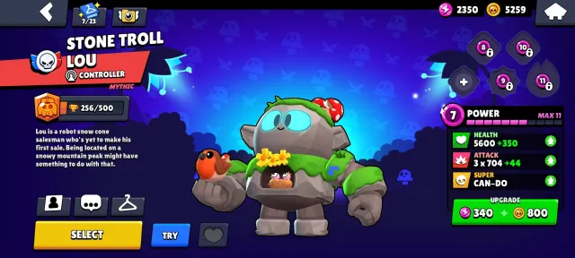 The account is good, 47647 trophies, 93 brawlers, 25 primes