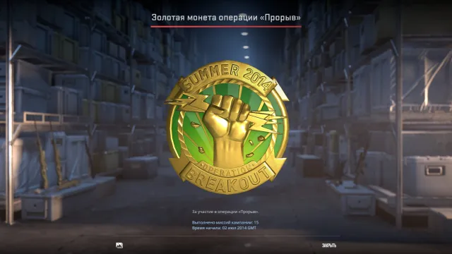 💛💛 GOLDEN COIN OF OPERATION "BREAKTHROUGH"🚸 5 MEDALS🚸 TOP ACCOUNT FOR MAIN 🚸 NATIVE INFO 💛 💛