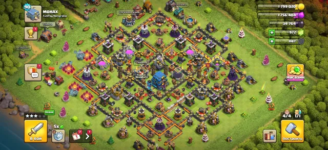 🔥 Strong 12TH | 5 workers, 900+ gems | Lots of items, gear | CHEAP 🔥, 12 TH Home Village, 6 TH Builder Base