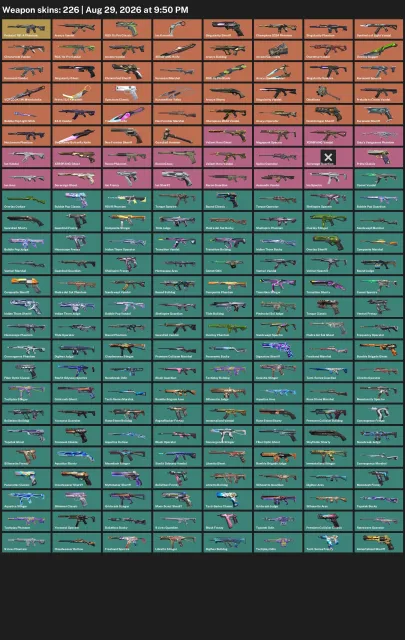 Valorant | Inventory ~142,215 VP | 14 Knives, Champions 2024 Phantom, ion karambit., Sale, Diamond 1, Agents: 24, Skins: 226