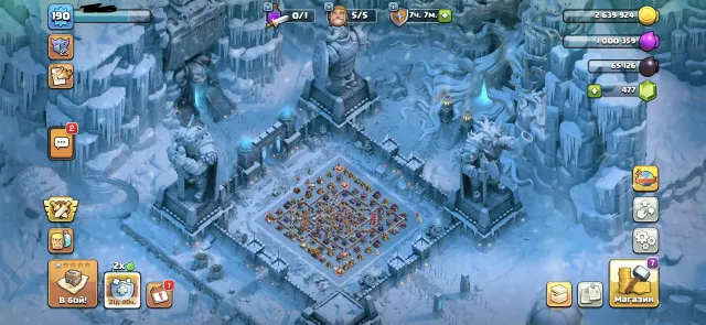 🔥 TH15 | STUNNING ICE THEME XL ❄️ | HERO SKINS | 15 TH Home Village, 9 TH Builder