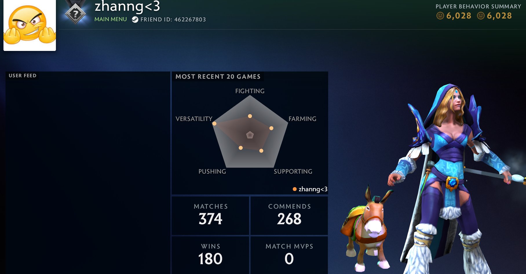 ❄️🌈 Last MMR - + Mail ❄️🌈, Sale, 6028 Behavior score, 374 games