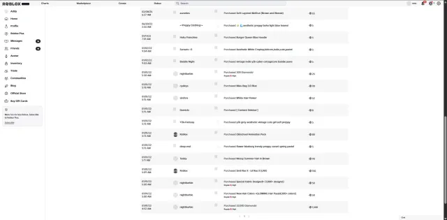 💜ТОТАЛ 2250 ROBUX (ПО ПОКУПКАМ)💜ЛУТ В ADOPT ME💜СКИН ДЕВОЧКИ💜Royale🌺High💜ГАРАНТ💜СКРИНЫ💜, Продажа, Voice chat: Есть