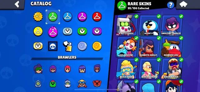 97K | 34 Maxed | 27 Hyper | 272 Skins | Name Change | Mythic II | 103 Brawlers, 100000 кубков, 103 бравлеров, 89 праймов