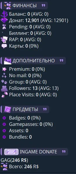 🎮2021 YEAR✨12900 ROBUX TOTAL | TOTAL 12900 ROBUX💰 | ✨ EMAIL INCLUDED 🚀 INSTANT DELIVERY ⚡, Sale, Voice chat: No