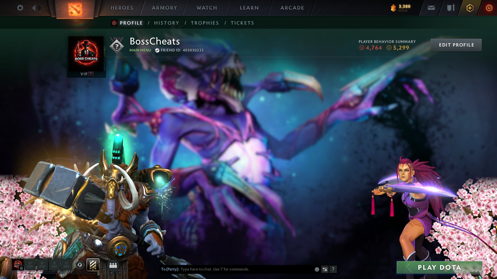 3000MMR Account | Low Rank Confidence | $5 Lock Removed | Beautiful ID-account, Sale, 2000 MMR, 5200 Behavior score, 4800 вежливости, 1000 games, 1000 hours