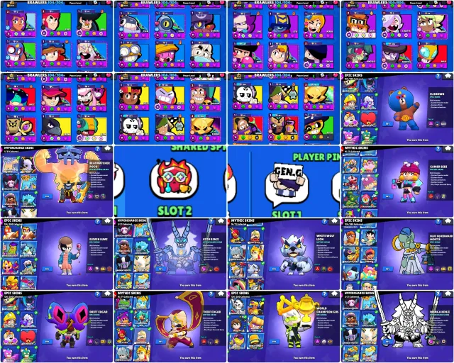 ACC 64k CUPS + PIN GEN G + SPRAY 30 RANK + 38 MAX POWER + 36 ACTIVE HYPERCHARGE + KIZU KENJI, trophies 64600, brawlers 104, primes 51