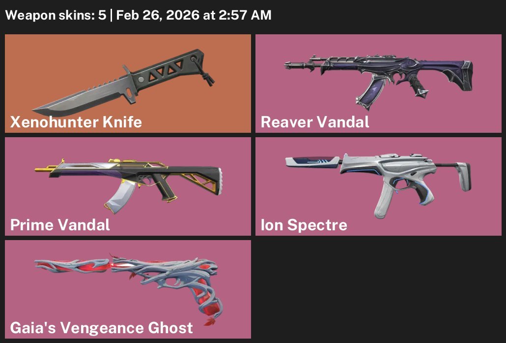 🪐 [ EURU ] For Sale 🪐 [ 🦋 Xeno-Hunter 🌈 ] [ 💥 Reaper Vandal 💜 ] [ 💎 Vandal Prime 💙 ], Sale, Gold 1, Agents: 23, Skins: 10