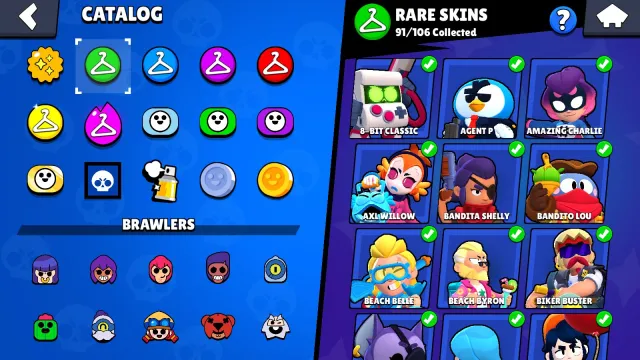 94k | 79 Maxed | 59 Hyper | 300 Skins | 148 Gems | Name Change | 2020 Account, 94000 кубков, 104 бравлеров, 79 праймов