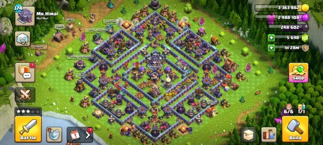 TH15 FULL MAX🏆 5698 GEMS🏆14X EQUIPMENT🏆18X SKIN🏆716 RAID MEDALS🏆MAX HEROES 90-90-56-65-40-10🏆NC YES, 15 TH Родной Деревни