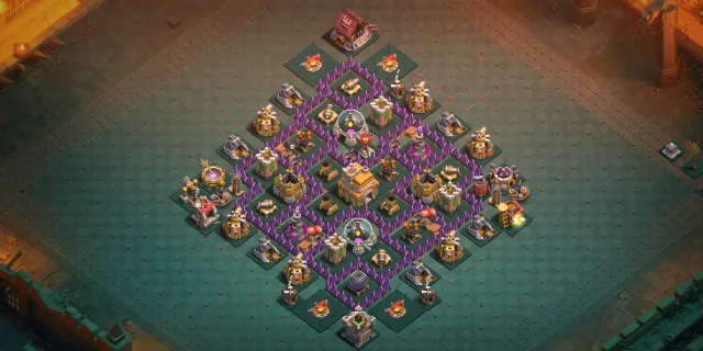 ⚜️【7TH】🔵41 lvl, Full TH 🎉【4DS】🛠️3/5, (1094💚) 2 DESIGN⭐ Change Nickname (available)✅, 7 TH Main Village, 4 TH Builder