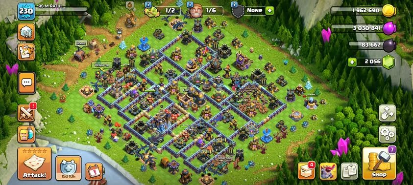 TH18 MAX | HERO'S: 102-105-91-80-55 | 3 HERO MAX | ALL EQUIPMENT MAX | PURPLE WALL |, 18 TH Main Village