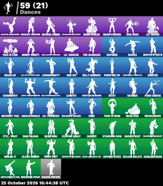 💎 53 SKINS | HARLEY QUINN • LARA CROFT • LEBRON | 71 PICKAXES | 59 DANCES STRONGLY CHEAP 💎, Sale, skins 55