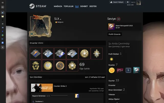 🔥 10 MEDALS | $300+ WORTH OF GAMES | PERFECT CS2 MAIN ACCOUNT 🔥, Продажа, С инвентарем, Есть PRIME