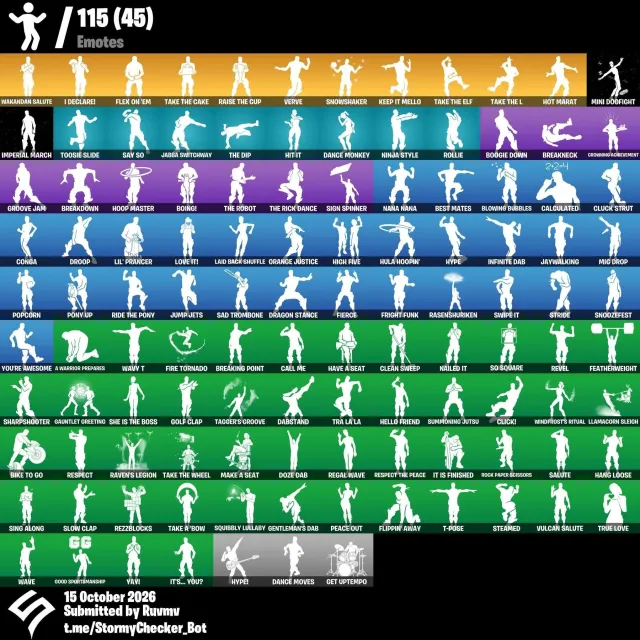 Take the L and other rare emotes and many old skins, Sale, skins 86