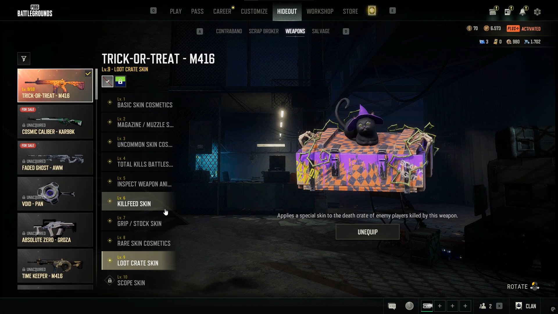 🎃 Trick-or-treat - M416 [9] | 🏆 PGC 2021 Gloves | 💓 Hi-top Trainers (Red) | 👖 Lawan's Pants, Yes BATTLEGROUNDS Plus