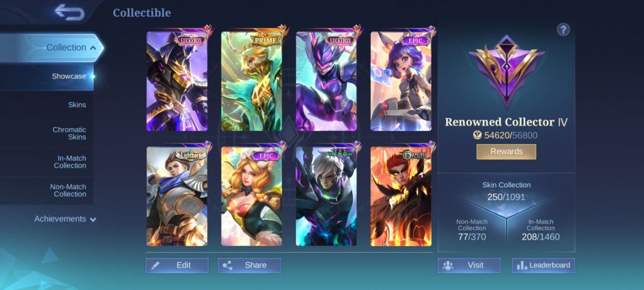 🔥 Mythic account with 250 skins! 🔥