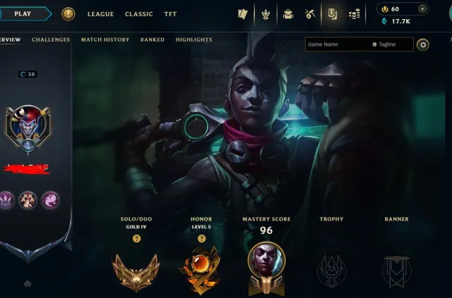 🔑EUW🔑56% Winrate🔑S16 Gold IV🔑Platinum IV MMR🔑Handleveled🔑51 Champs🔑8 Skins🔑#1208, Продажа, уровень 38, чемпионы 51, скины 8, Золото
