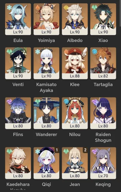 Genshin Impact/Personal Account/58AR, Any Platform, Email Linked, Lumine, Levelled Up, AR 58