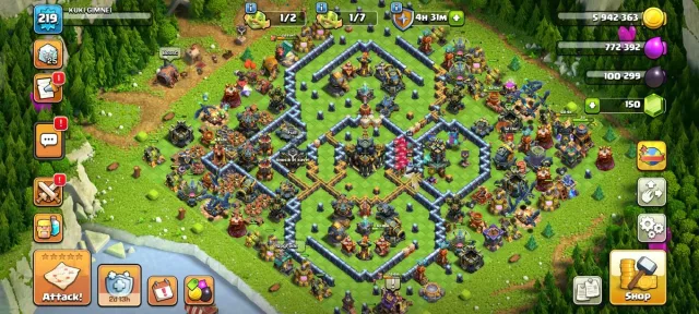 ✅【17 TOWN HALL】Semi Max ⚔️【 Read Description 】⚔️【 FULL ACCESS 】✅⚔️, 17 TH Main Village