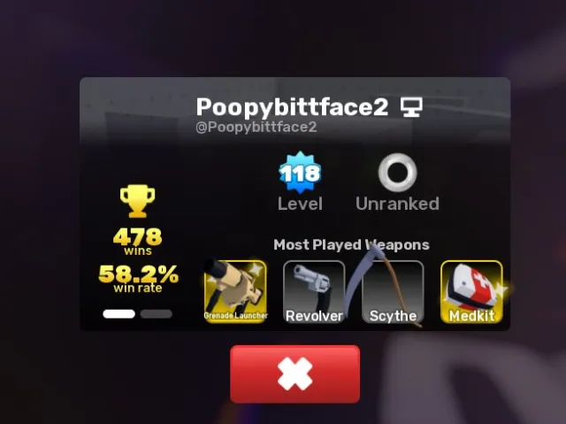 SUPER TOP ACC RIVALSTOP GUN⚪AKEY-47⚪118 LVL⚪478 WINS⚪ 207 KEYS, Аккаунты