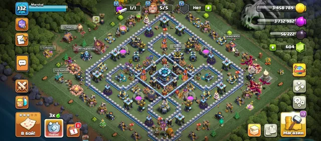 🔮13 TH (FULL 12 TH)🔮HEROES 64/63/36/44/25🔮5👨🔧🔮BONUS: Clash Royale(12 evolutions)+BS🔮see description, 13 TH Native Village