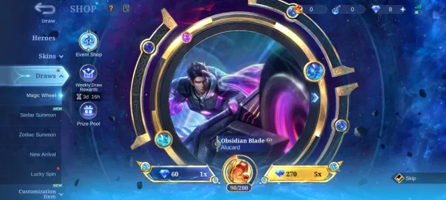 Hero 121➤All emblem Max 7➤magic core 90➤Highest Rank mythical➤EPIC Irthil➤Khufra➤Karrie➤KOF Karina➤, Продажа, Ранг: Мифический, Уровень: 54, Процент побед: 50%, Герои: 121, Облики: 138
