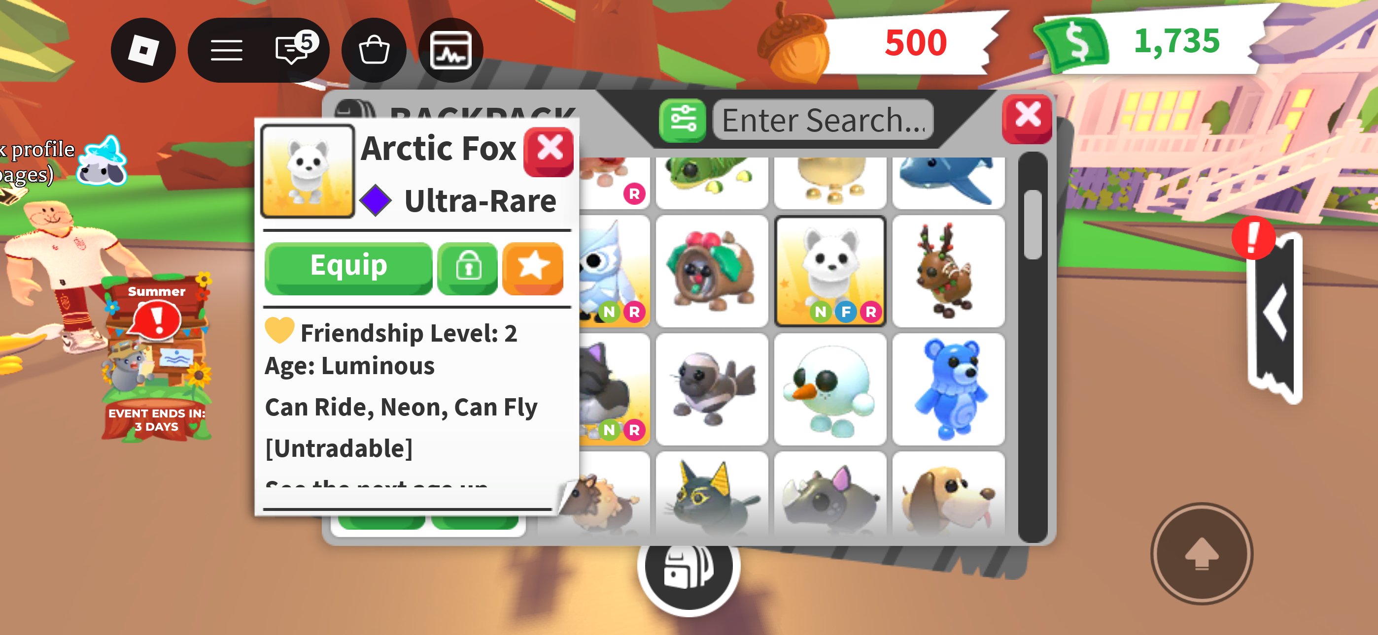 Girls’ account | Adopt Me, Sale, Voice chat: Yes