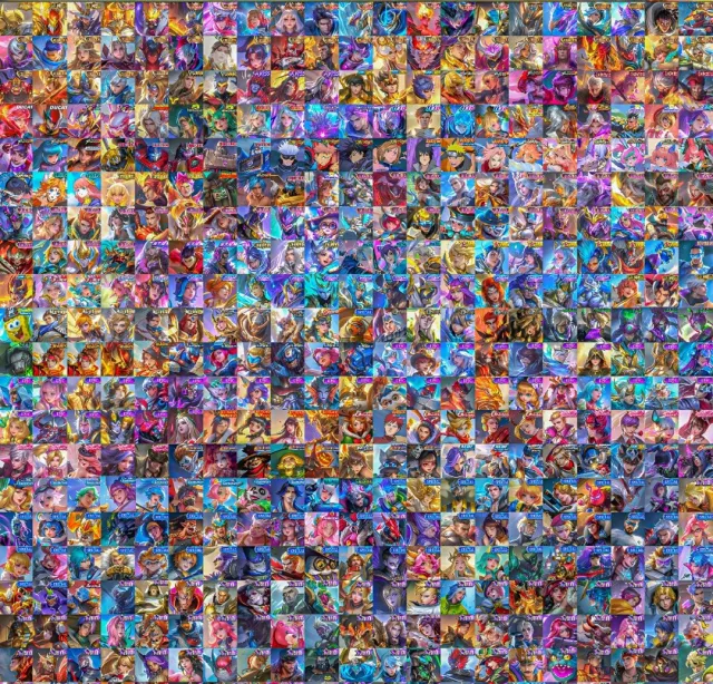 Galaxy collector🔥 10k Ranking🔥 568k Points🔥 Rare borders🔥 32 collectors🔥 •All kinds of collabs., Sale, Rank: Mythical Immortal, Level: 98, Win rate: 60%, Heroes: 133, Skins: 786