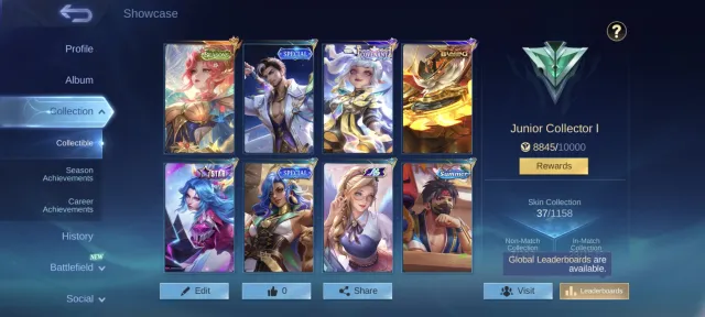 Miya Spring, Lylia Covenant, Rafaela ALLSTAR + Franco Blazing & Freya Star, selling as quickly as possible, Sale, Rank: Epic, Level: 29, Win rate: 68%, Heroes: 39, Skins: 37