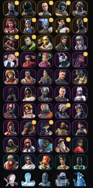 🤑OLD AND WITH RARE SKINS (Epic Games)🔶PC🔶TAKE THE L🔶Elite Agent🔶Hype🔶Ronin🔶57 skins🤑, Sale, skins 57