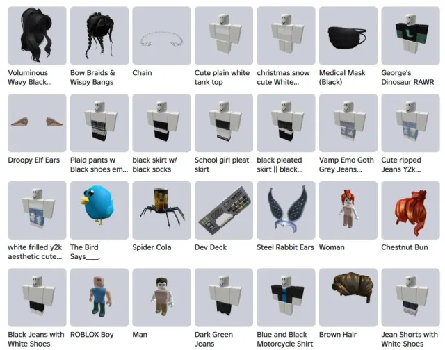 💎13-15+💎🗝️AVATAR ITEMS🗝️💸(5880R TOTAL)💸⚡AUTO DELIVERY⚡, Sale, Voice chat: No