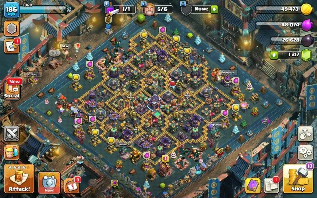 15 тх с прокачкой фулл 14 | 186 LVL | 63/76/46/50/30 | 1200 гемов + донат оформа, 15 TH Родной Деревни, 10 TH Строителя
