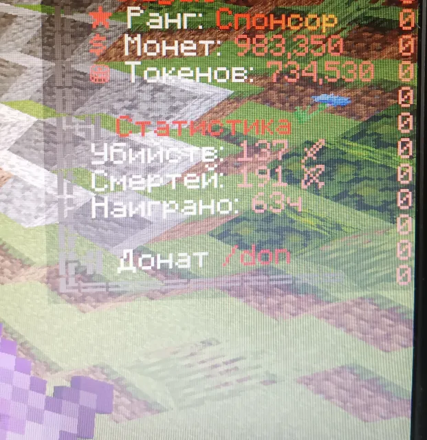 🔥 Top account for sale on BigCraft with SPONSOR privilege! 🔥