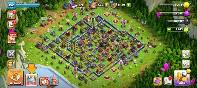 TH 17 ✅ПРИКРЕПЛЕНА ПОЧТА ПОКУПАТЕЛЯ🔥Идеальный аккаунт🔥Высокая защита🌟Герои: 57/46/50/47/41, 17 ТХ Родной Деревни, 10 ТХ Строителя