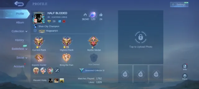 🔥 Florin Grand 🔥 Cheap 🔥 Other special skins 🔥, Sale, Rank: Mythic, Level: 56, Win rate: 43%, Heroes: 55, Skins: 52