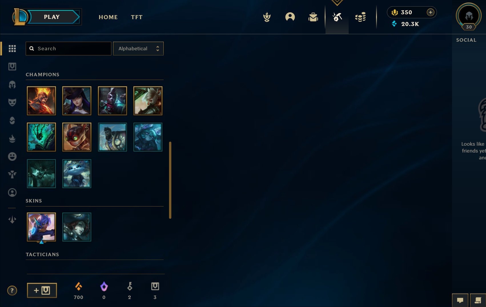 [EUW] LOL | 28K -50k BE | Level 30+ | No Ban Smurf Account|| 350RP, Sale, level 30, champions 10, skins 1, Unranked