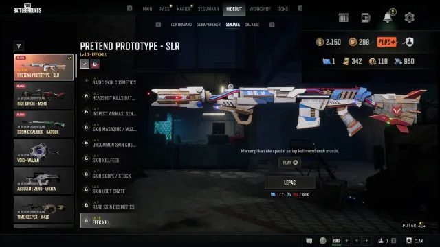 ░▒▓█🔥 PUBG PLUS 🔥【 PROGRESSIVE SLR 】⭐ DORIAN + 2150 G-COIN ⭐ FULL SAFE ✅, Yes BATTLEGROUNDS Plus