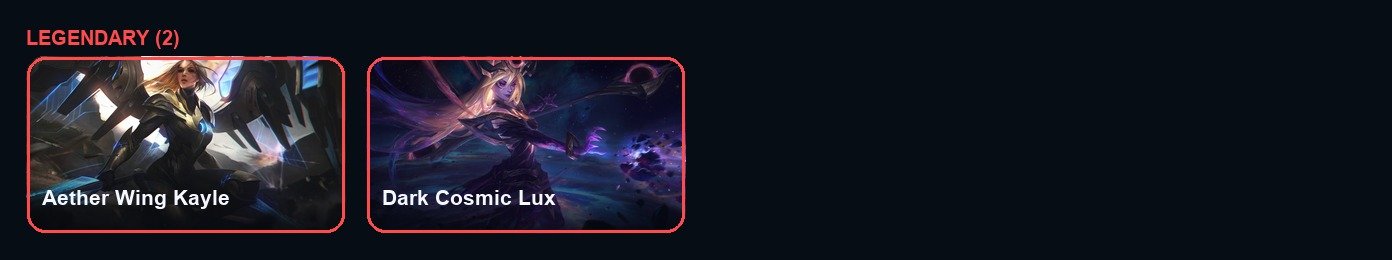 【 Aether Wings Kayle / Dark Cosmic Lux 】 【 Last rank: Bronze 】 【 Auto delivery 】, Sale, level 48, champions 51, skins 8, Bronze