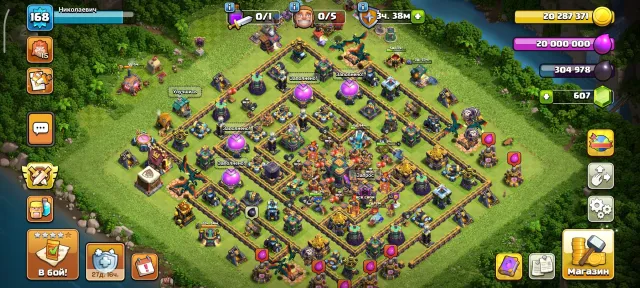 Продаю 14 тх,полная перепривязка,FULL 90%, 14 TH Main Village, 10 TH Builder